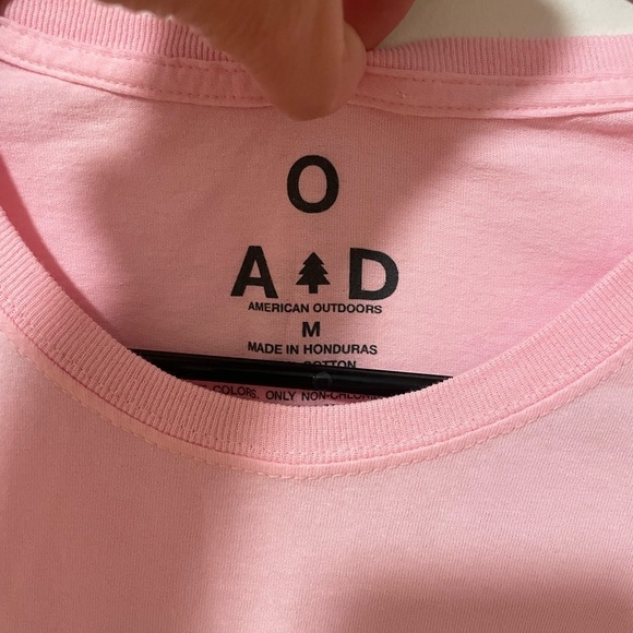 American Outdoors Pink Graphic Men’s T-Shirt M - Picture 4 of 8